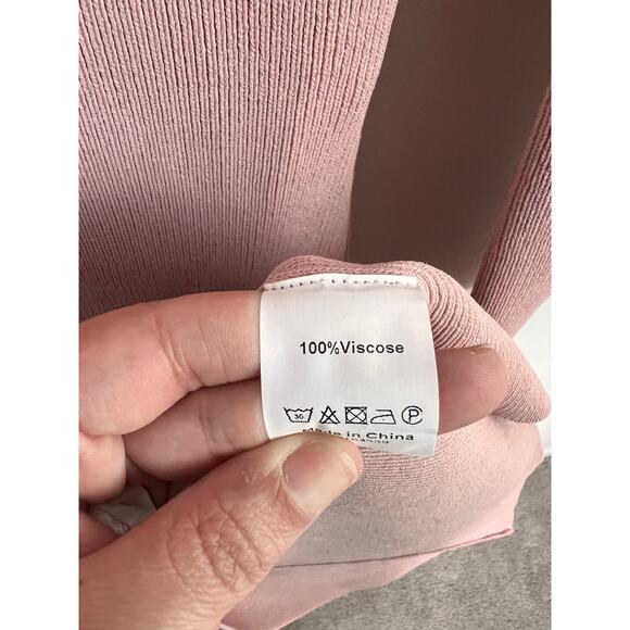 Petal and Pup Aquerelle Sweetheart Bodycon Midi Dress Women's Rose Women's 4 NWT - Picture 12 of 12